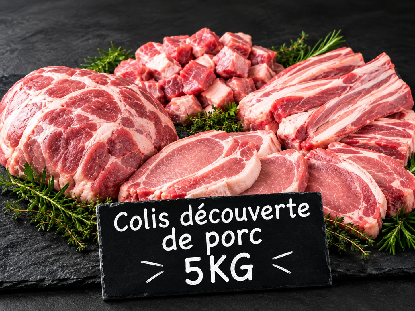 Colis découverte porc (5KG)