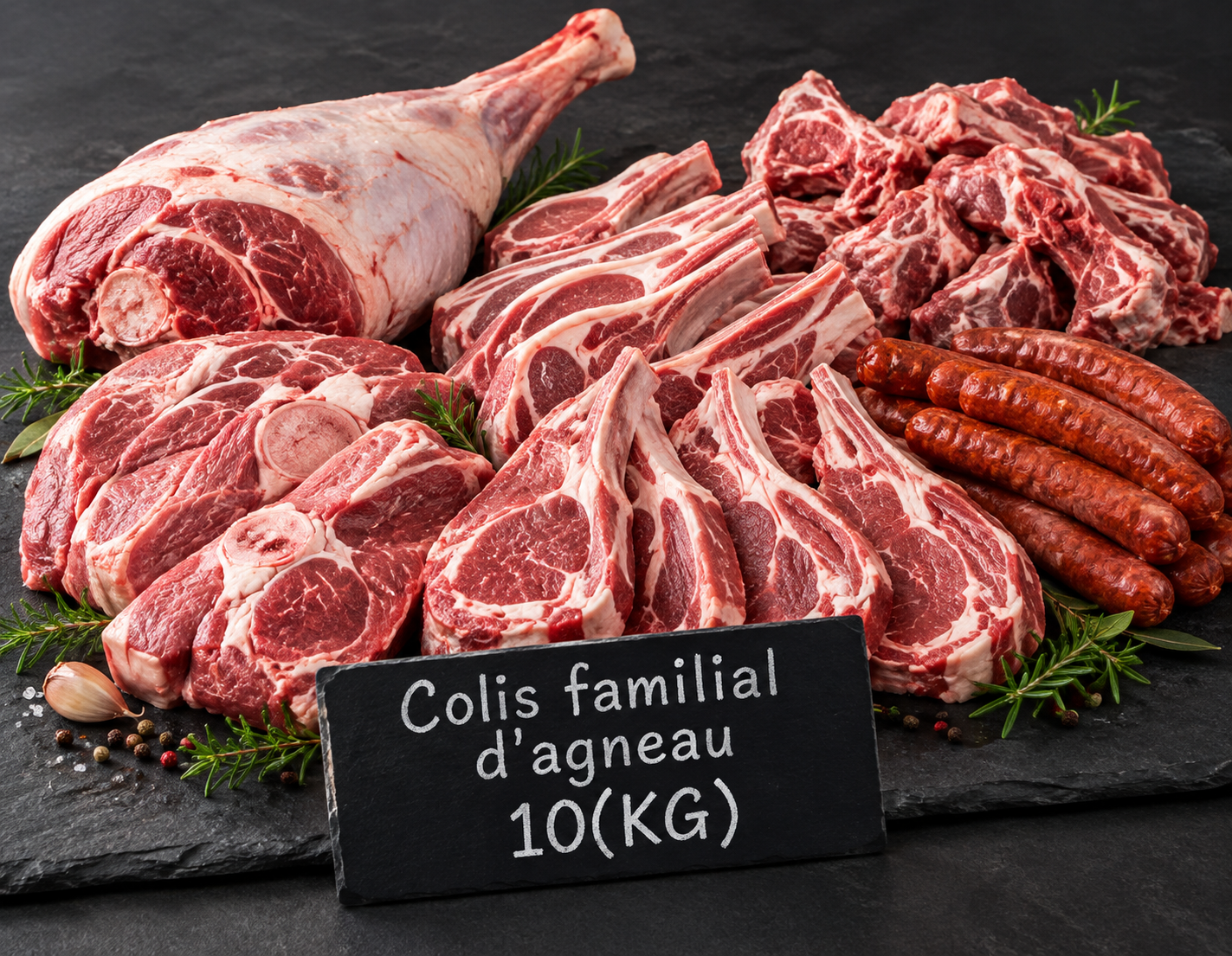 Colis familial d'agneau (10KG)